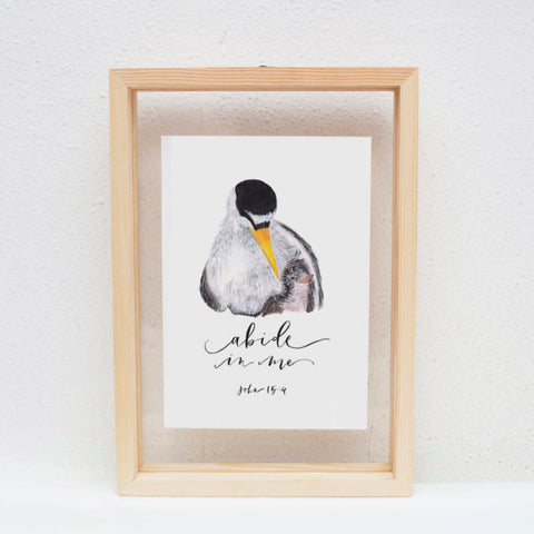 Kristen Kiong A5 Print: Abide In Me