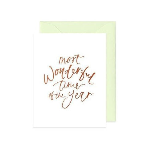 Mint & Ordinary: Most Wonderful Time of the Year Card
