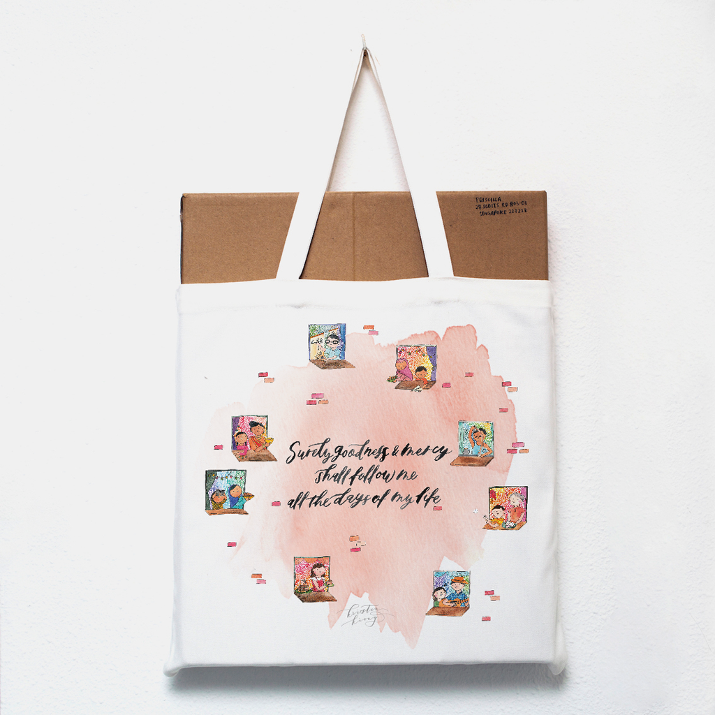 Surely goodness tote bag